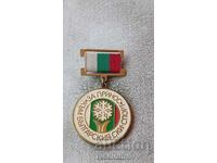 Badge for contribution to Bulgarian ski sport CS of BSFS BF Ski