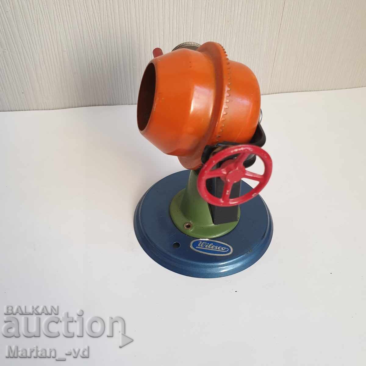 Collectible toy Wilesco concrete mixer from 1960. with price 45.00 BGN | € 23.01 Collectible toy Wilesco concrete mixer from 1960. with price 45.00 BGN | € 23.01