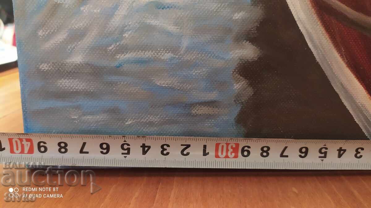 Oil painting canvas signature The Boatwoman with price 119.99 BGN | € 61.35 Oil painting canvas signature The Boatwoman with price 119.99 BGN | € 61.35