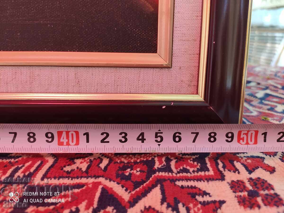 Painting oil canvas table books candle vase with price 29.99 BGN | € 15.33 Painting oil canvas table books candle vase with price 29.99 BGN | € 15.33