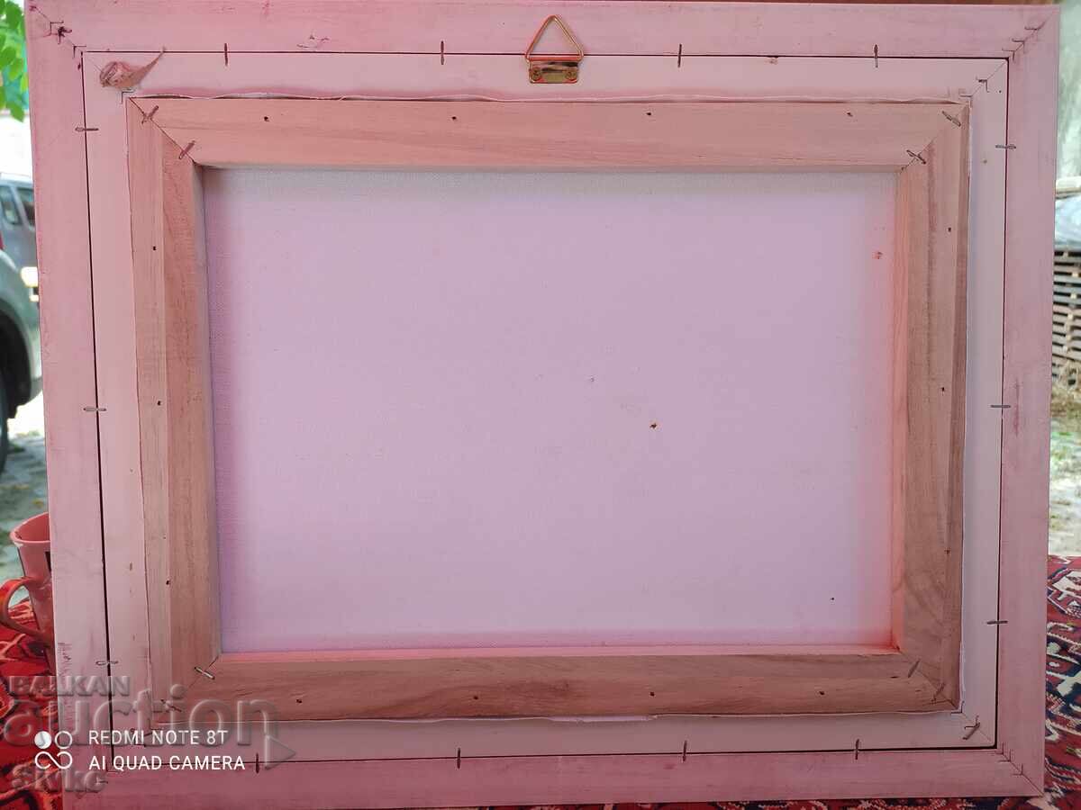 Delivery of Painting oil canvas table books candle vase Delivery of Painting oil canvas table books candle vase