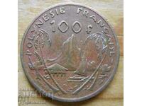 100 francs 1987 - French Polynesia