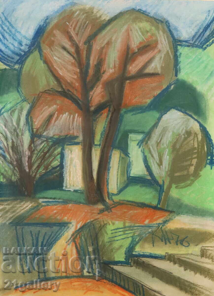 Auction  Kiril Nedyalkov (1940 – 2023) Pastel / Landscape