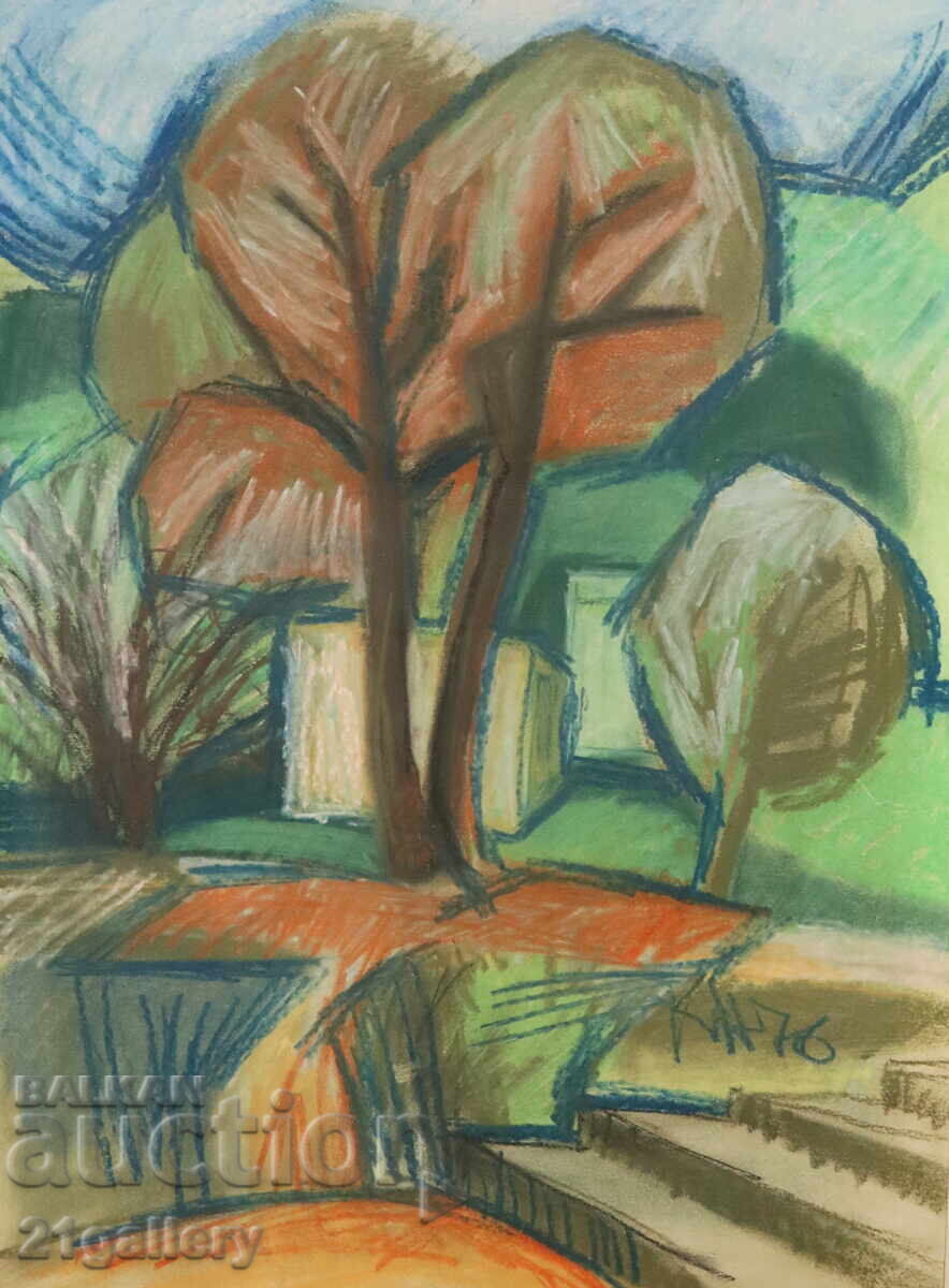 Kiril Nedyalkov (1940 – 2023) Pastel / Landscape