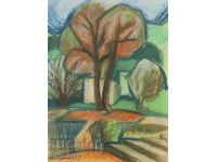 Kiril Nedyalkov (1940 – 2023) Pastel / Peisaj