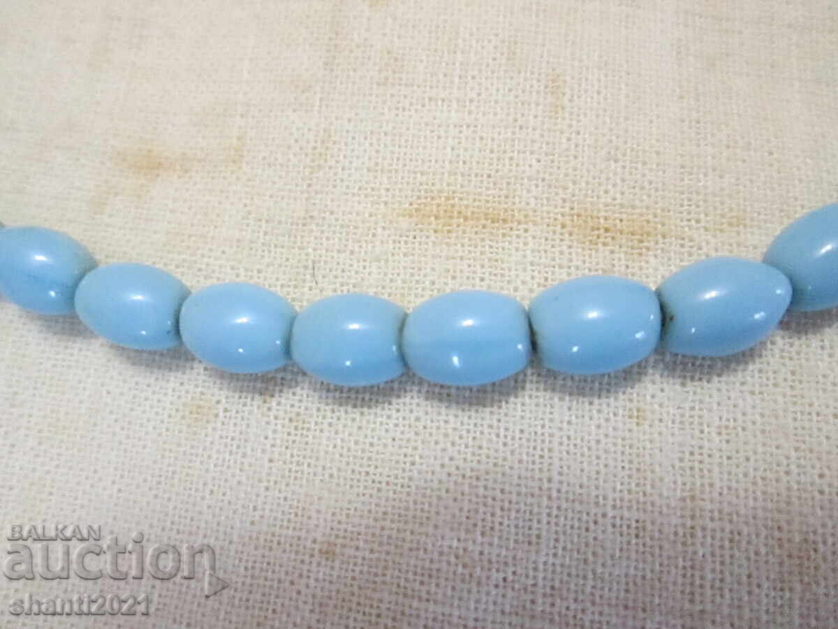 Licitație Rozariu mic vechi - piatră albastră Licitație Rozariu mic vechi - piatră albastră