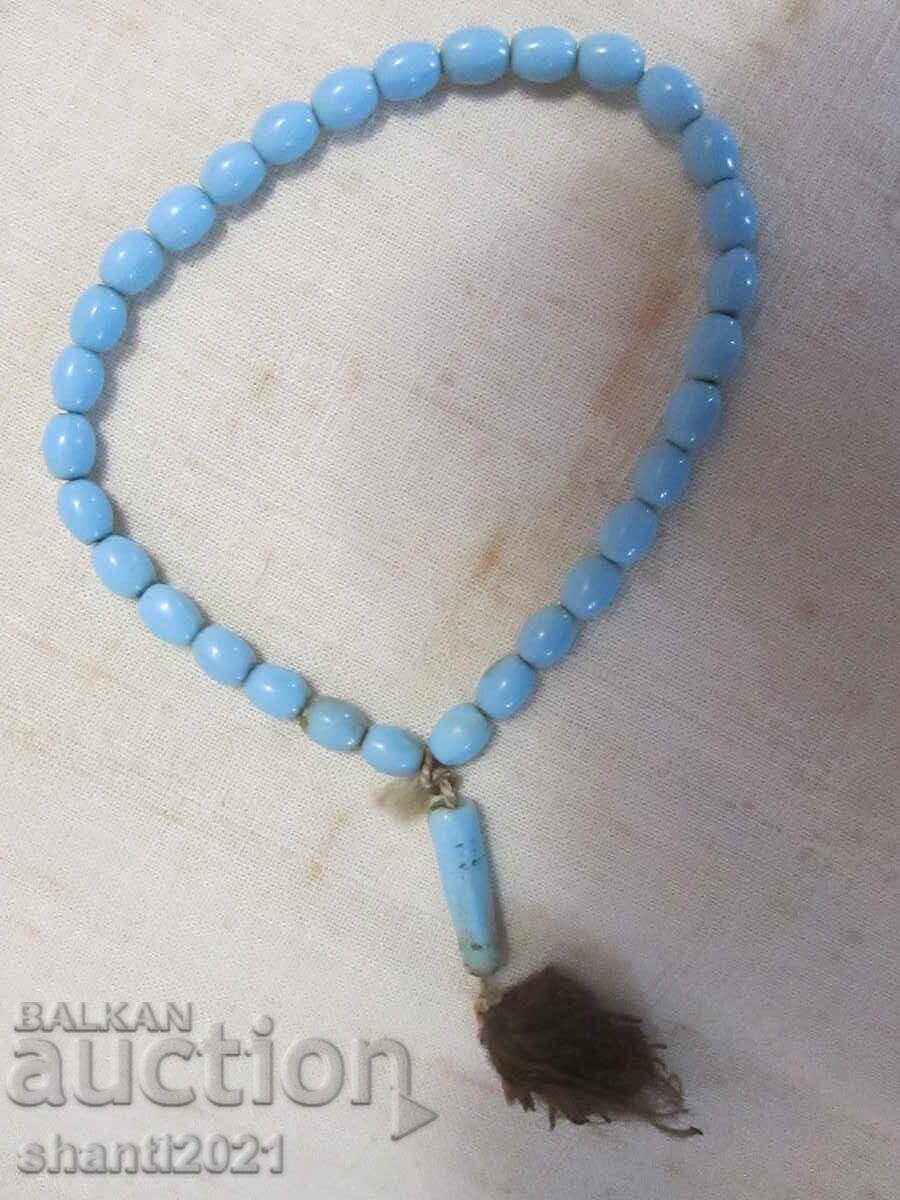 Rozariu mic vechi - piatră albastră Rozariu mic vechi - piatră albastră