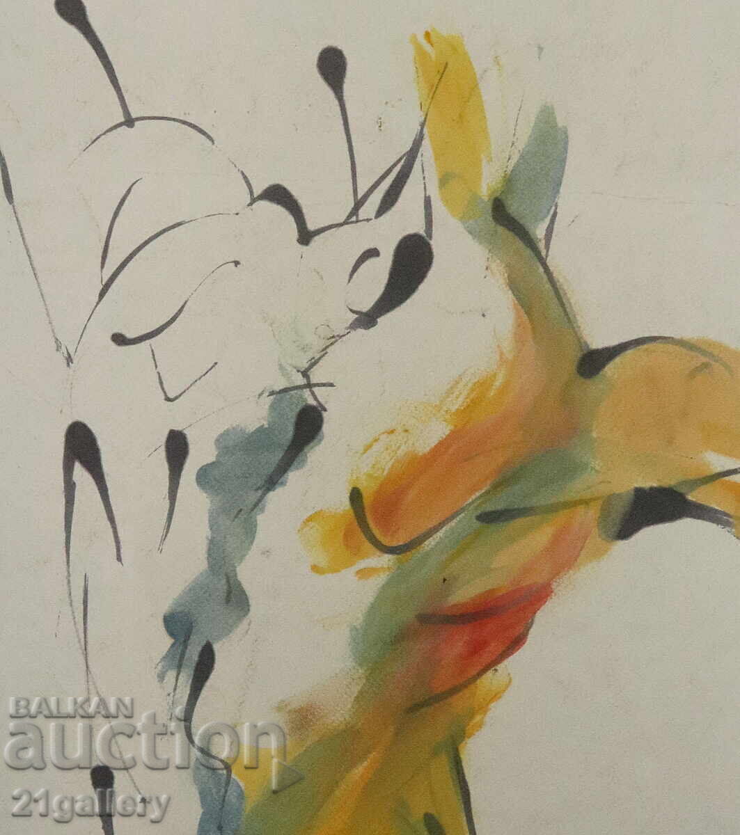 Παράδοση Prof. Petar Chuhovski (1922-1995) μελάνι/ακουαρέλα 1992 Παράδοση Prof. Petar Chuhovski (1922-1995) μελάνι/ακουαρέλα 1992