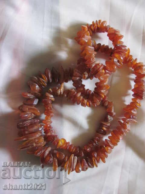 Necklace made of raw amber, large beads, length 80cm. with price 125.00 BGN | € 63.91 Necklace made of raw amber, large beads, length 80cm. with price 125.00 BGN | € 63.91