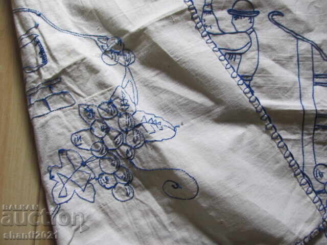 Χειροποίητο χαλί, χαλί τοίχου, βαμβακερό, 80x57cm. - 5 Χειροποίητο χαλί, χαλί τοίχου, βαμβακερό, 80x57cm. - 5