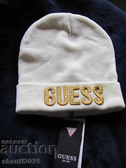 New with tag Original women's hat, white, GUESS brand with price 27.00 BGN | € 13.80