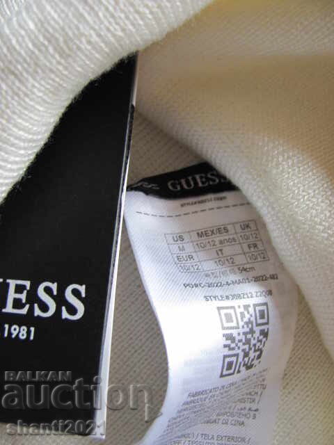 Delivery of New with tag Original women's hat, white, GUESS brand