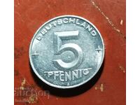 Germany 5 pfennig 1953 A UNC