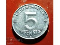 Germania 5 pfennig 1953 E