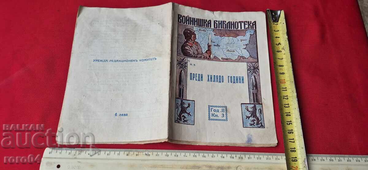 A THOUSAND YEARS AGO - I. K. A THOUSAND YEARS AGO - I. K.