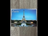 Paris France Eiffel Tower Postcard