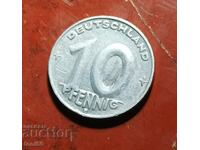 Γερμανία 10 pfennig 1950 E