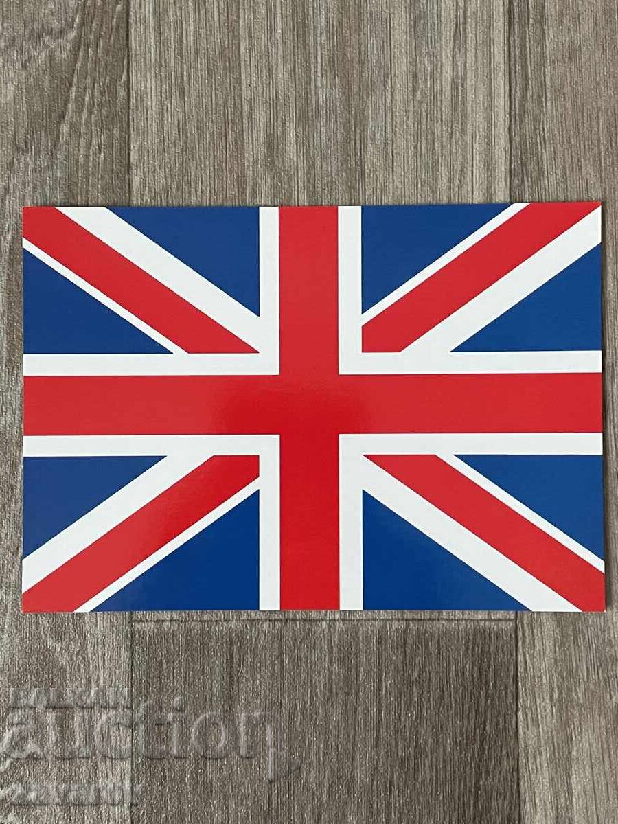 Great Britain Flag Flag Postcard Great Britain Flag Flag Postcard