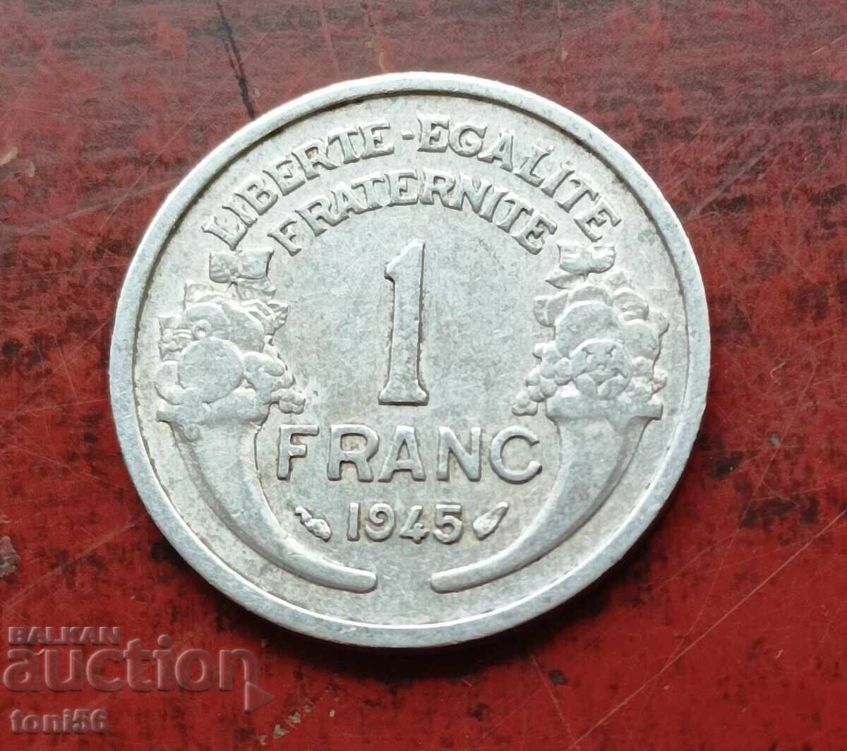 France 1 franc 1945