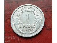 Franța 1 franc 1945