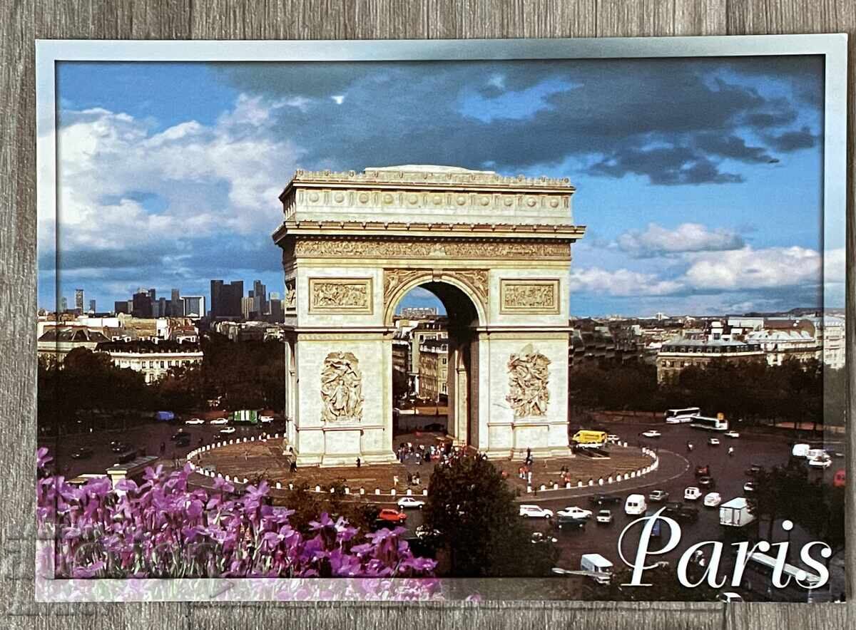 Paris France Arc de Triomphe Postcard Paris France Arc de Triomphe Postcard