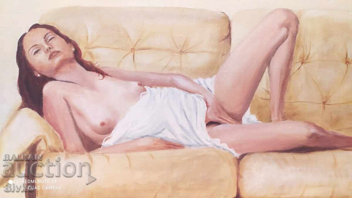 Oil painting on canvas The Rock Oil painting on canvas The Rock