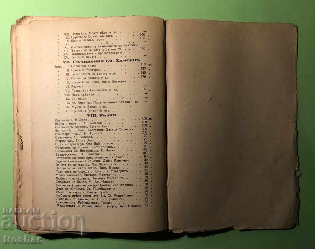 Old Book of Stories and Travel Notes /Knut Hamsun - 5