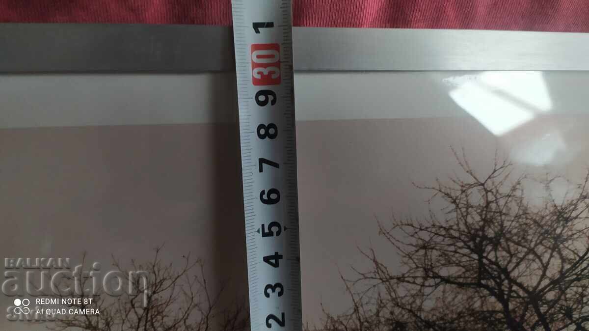 Аукцион Постер метална рамка зимен пейзаж