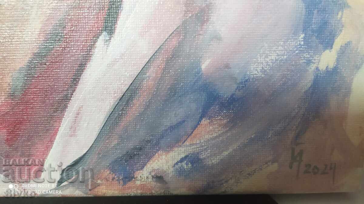 Delivery of Painting, oil, canvas, The Mysterious Geisha Delivery of Painting, oil, canvas, The Mysterious Geisha