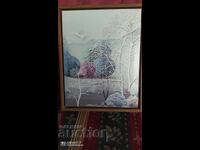 Canvas painting stretcher and frame