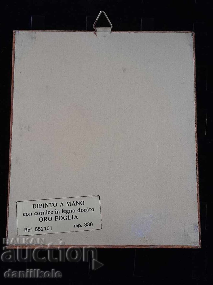 Auction  *$*Y*$* GOLD FOIL PAINTING - CERTIFICATE *$*Y*$*