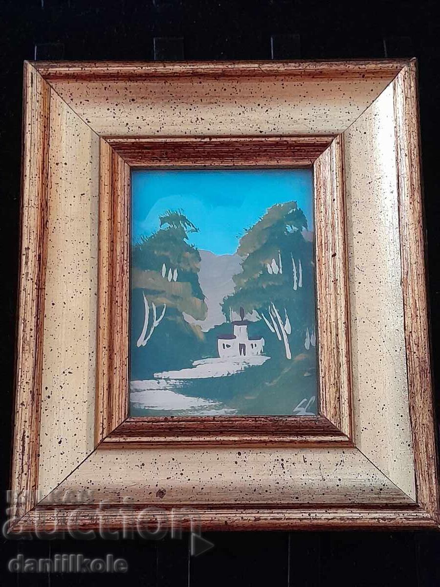 *$*Y*$* GOLD FOIL PAINTING - CERTIFICATE *$*Y*$*