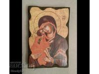 Icoana Fecioarei Maria, dimensiuni 14/9 cm.