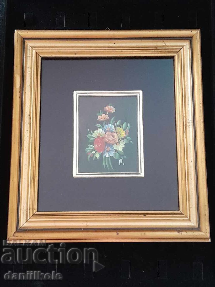 *$*Y*$* PICTURA PE FOLIE DE ARGINT - CERTIFICAT *$*Y*$* cu preț 69.80 BGN | € 35.69