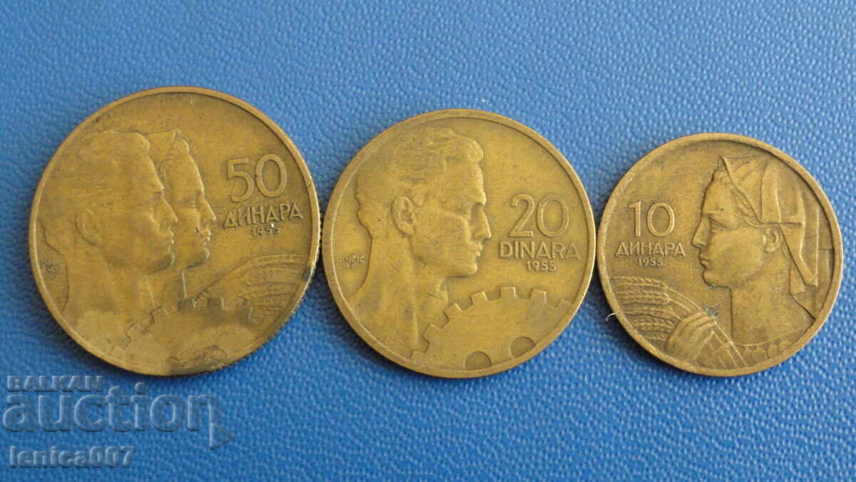 Iugoslavia 1955 - 10, 20 și 50 de dinari - 5 Iugoslavia 1955 - 10, 20 și 50 de dinari - 5