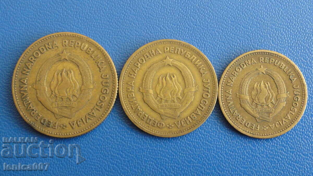 Yugoslavia 1955 - 10, 20 and 50 dinars - 6 Yugoslavia 1955 - 10, 20 and 50 dinars - 6