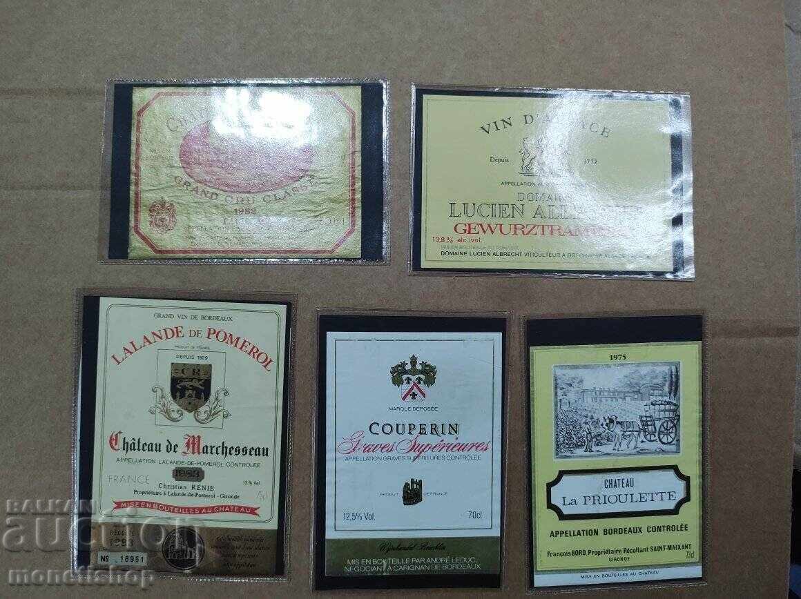 We offer a large collection of wine labels We offer a large collection of wine labels