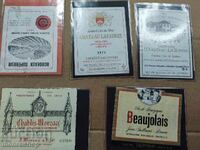 We offer a large collection of wine labels