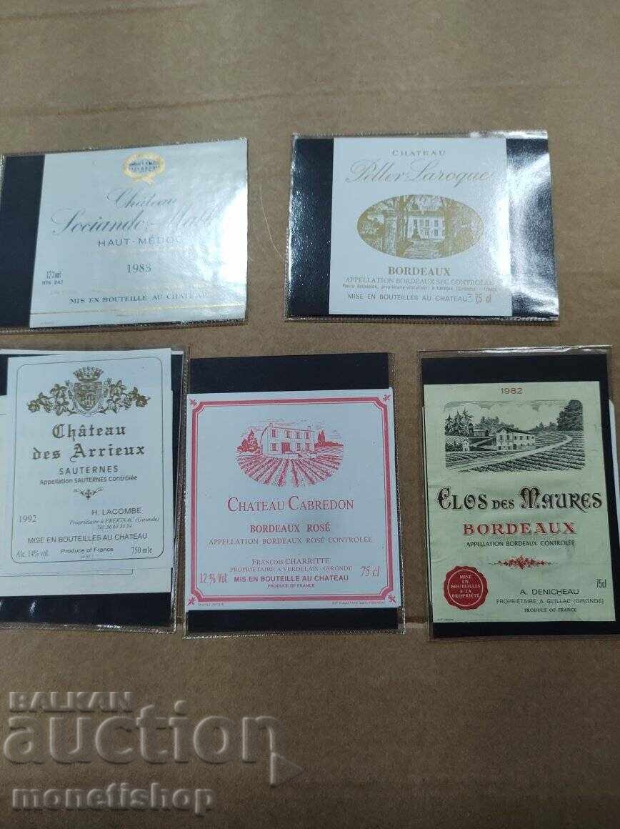 We offer a large collection of wine labels We offer a large collection of wine labels