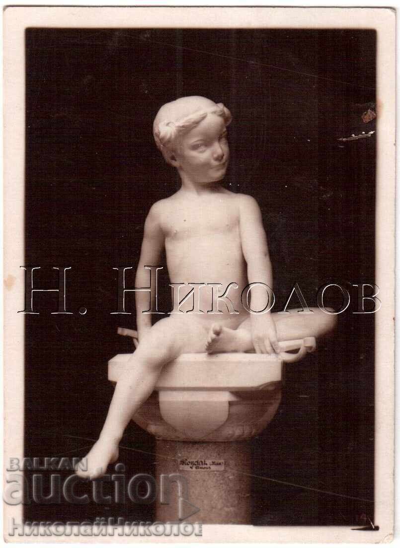 SMALL OLD PHOTO SCULPTURE MAX BLONDE LOVE D420 SMALL OLD PHOTO SCULPTURE MAX BLONDE LOVE D420