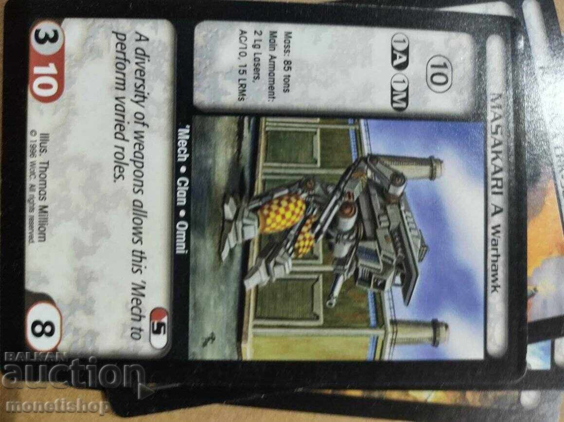 Auction We offer a large collection of Batletech cards Auction We offer a large collection of Batletech cards