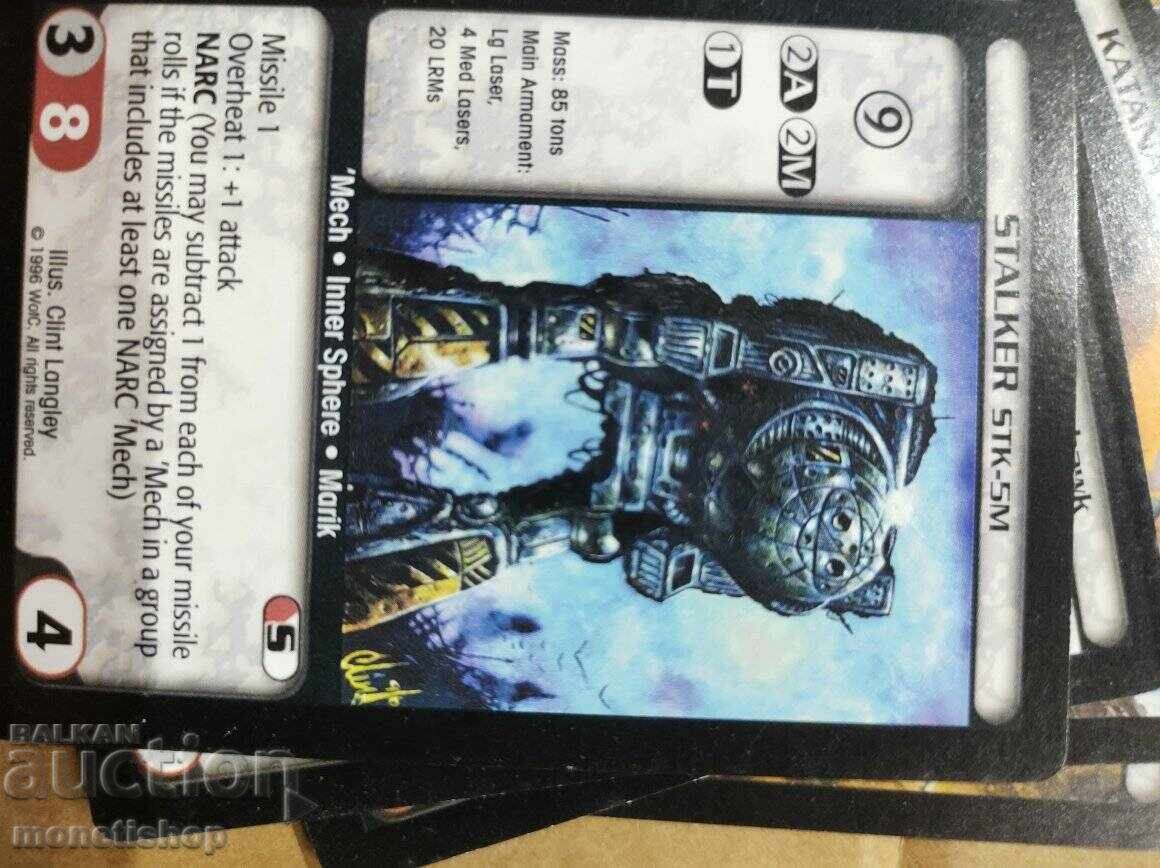 Delivery of We offer a large collection of Batletech cards Delivery of We offer a large collection of Batletech cards