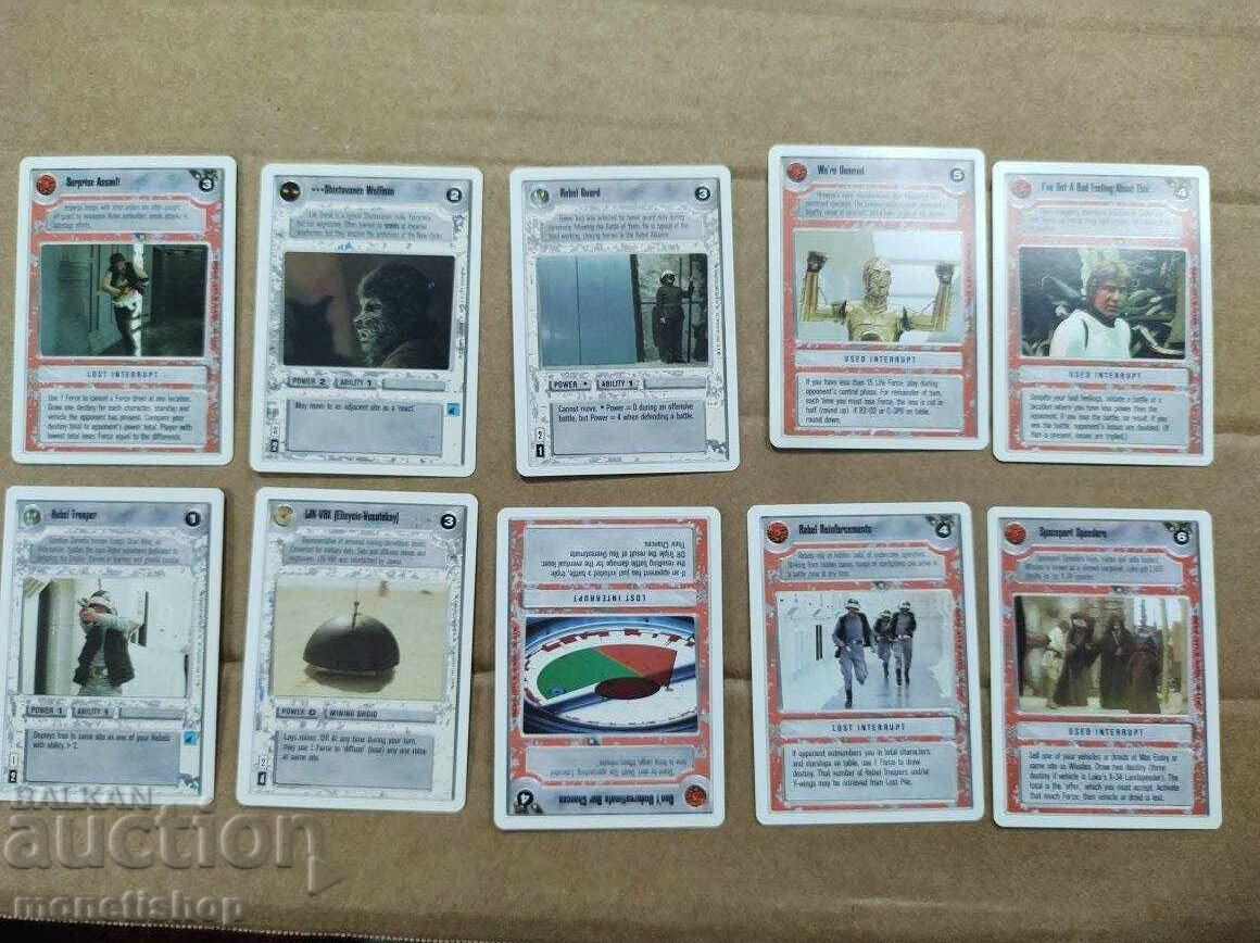 We offer a large collection of Star Wars cards We offer a large collection of Star Wars cards