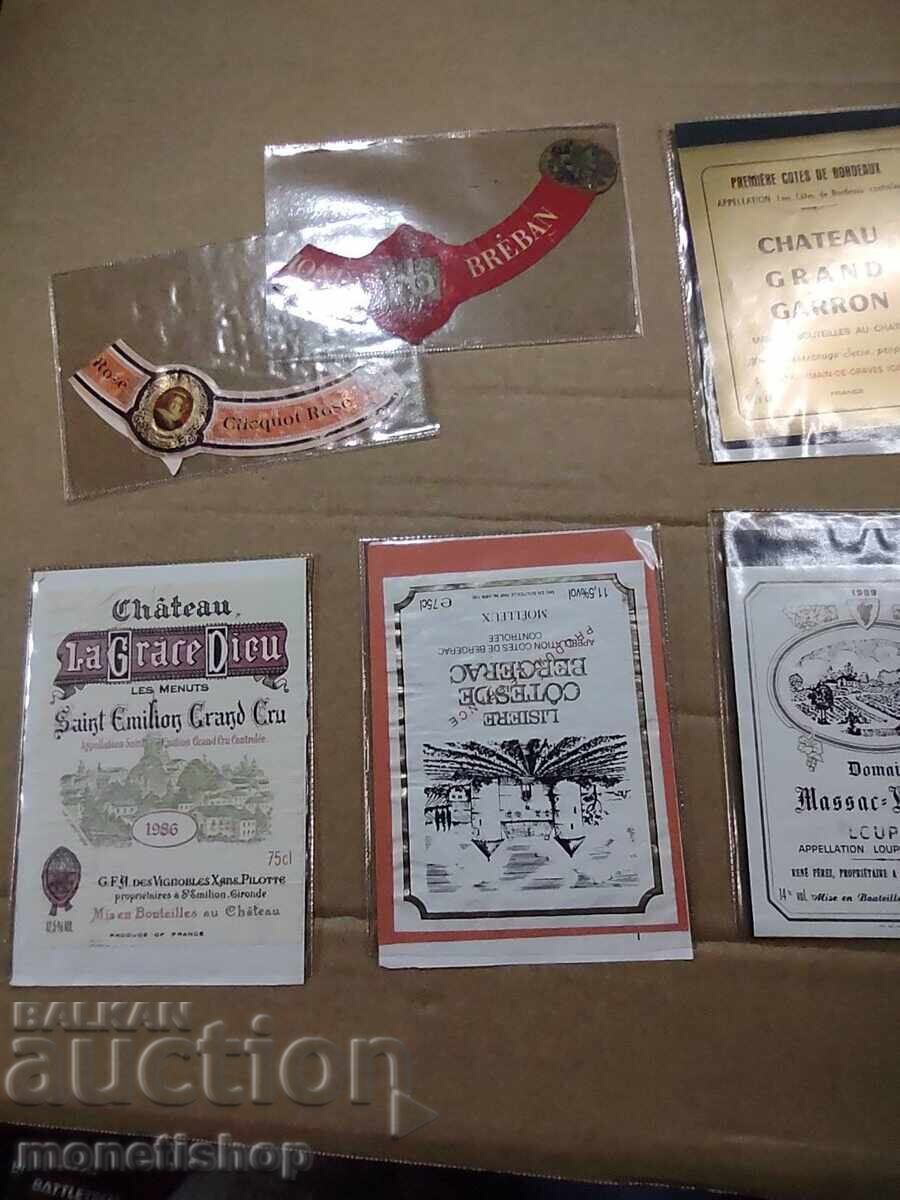 We offer a large collection of wine labels