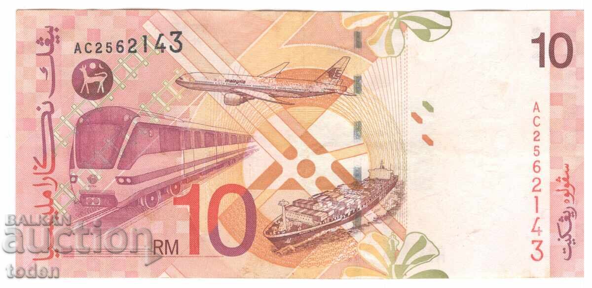 Malaysia-10 Ringgit-1997-P# 42a-Paper with price 7.00 BGN | € 3.58 Malaysia-10 Ringgit-1997-P# 42a-Paper with price 7.00 BGN | € 3.58