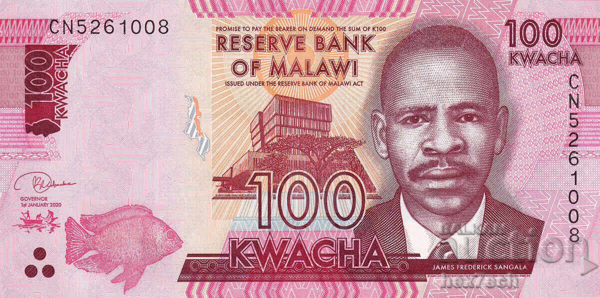 ❤️ ⭐ Malawi 2020 100 Kwacha UNC new ⭐ ❤️ with price 2.29 BGN | € 1.17 ❤️ ⭐ Malawi 2020 100 Kwacha UNC new ⭐ ❤️ with price 2.29 BGN | € 1.17