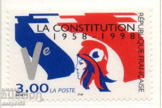 1998. France. 40th anniversary of the French constitution. 1998. France. 40th anniversary of the French constitution.