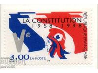 1998. France. 40th anniversary of the French constitution.