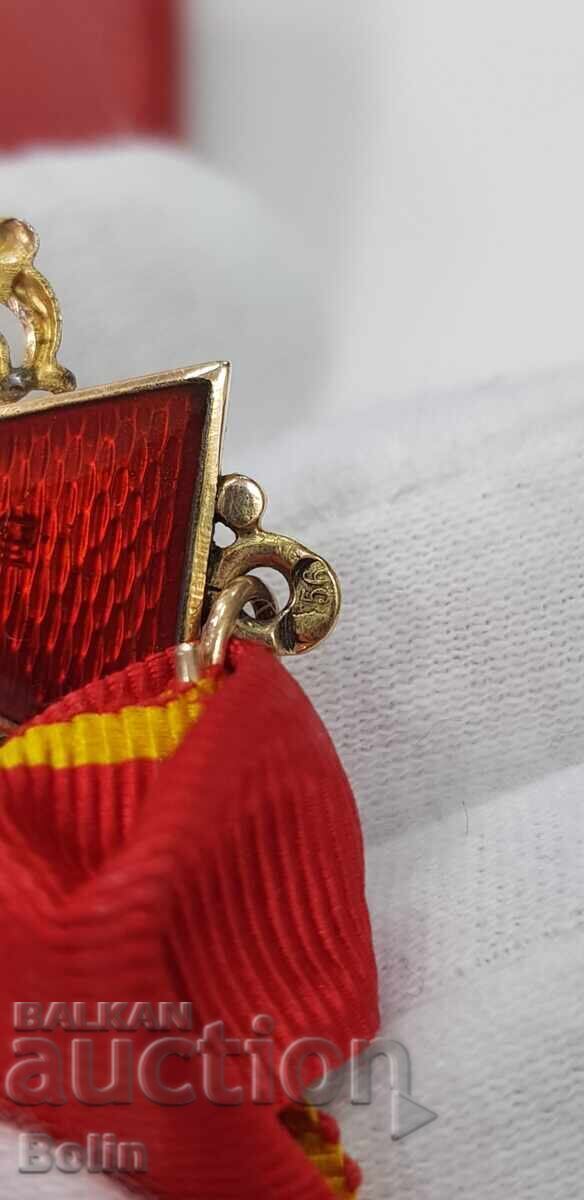 Delivery of Rare gold Russian Imperial Order of St. Anna II century 56th I.L.