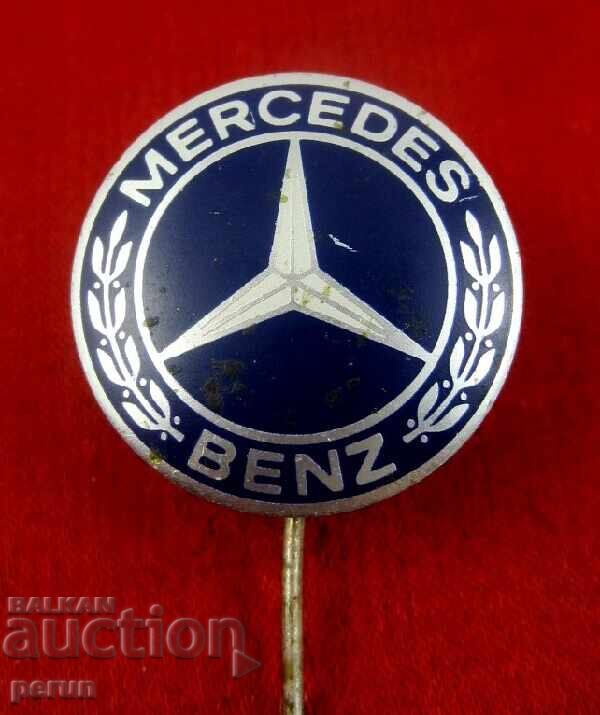 Old badge-East Germany-Auto-Mercedes Benz-Emblem Old badge-East Germany-Auto-Mercedes Benz-Emblem